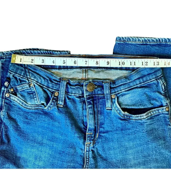 Rock & Republic Kassandra Distressed Studded Boot Cut Denim Jeans Women's SZ 6 - Picture 10 of 15